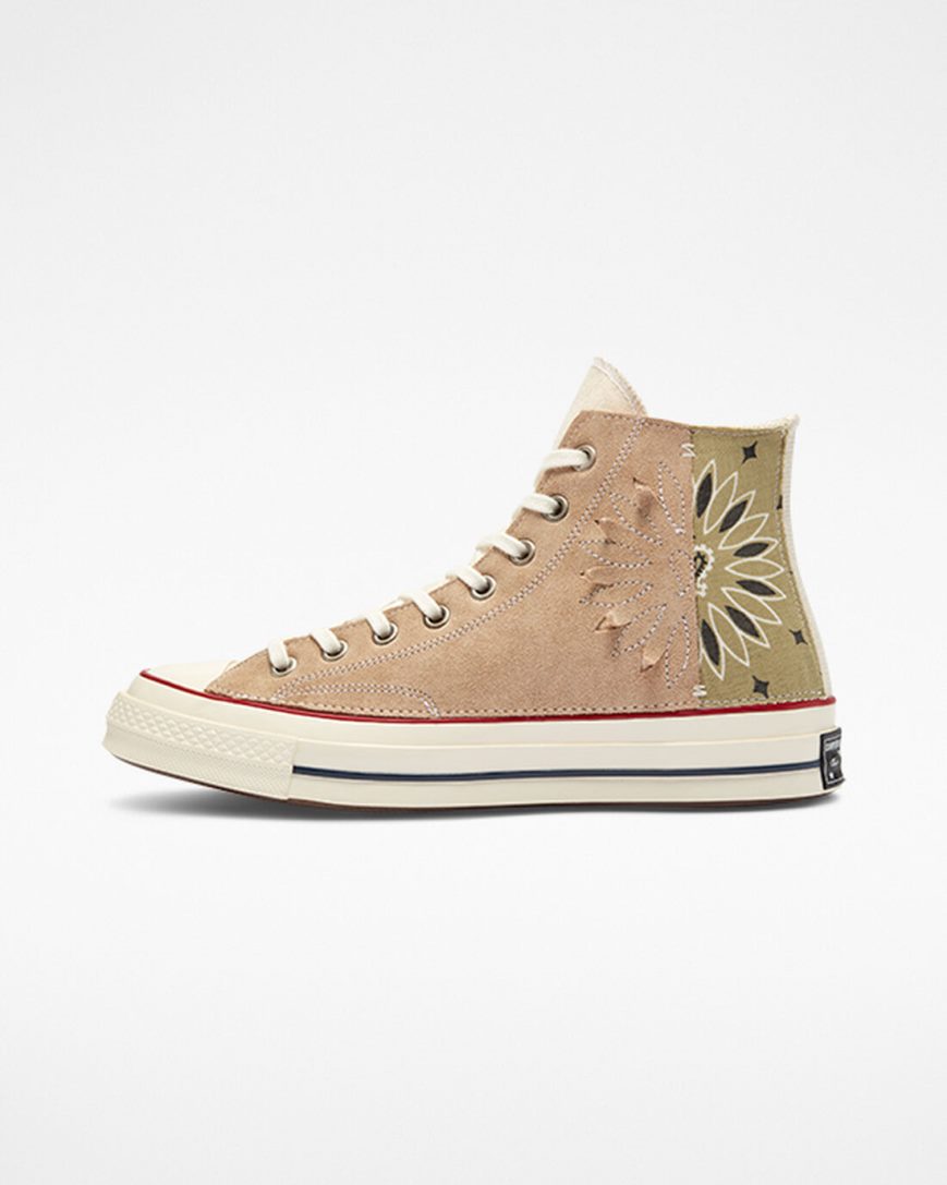 Tenisky Vysoke Converse Chuck 70 LTD Paisley Semisove Damske Béžové Hnede | SK GMBAU5